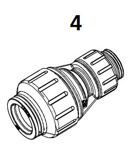 Webasto Pipe connector 15 mm to 10 mm. 2 Pcs